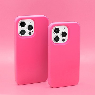 【Candies】iPhone 15 系列 - Simple系列素面殼 粉 手機殼 生日