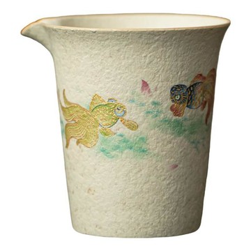 【茶品名】🍵公道杯 過濾 分茶器火石紅焦糖釉茶漏濾茶器公道杯家用會客陶瓷勻杯分茶器茶道配件