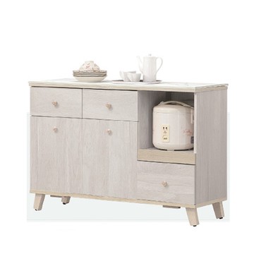 AS DESIGN 雅司家具-撥久4尺岩板餐櫃-121*41*81.2cm