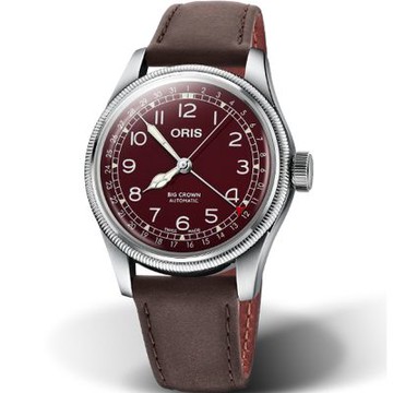 ORIS BIG CROWN 紅色復興指針式日期機械錶 新年開運 送禮推薦-40mm 0175477414068-0752064