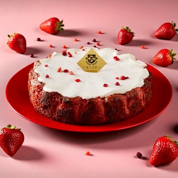 【起士公爵】初戀草莓熟成巴斯克 6吋