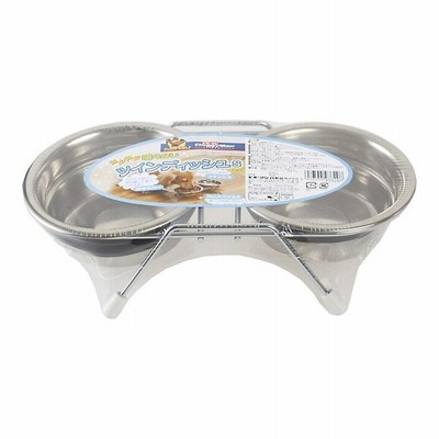 ドギーマン DoggyMan カタカタ鳴らない ツインディッシュ S