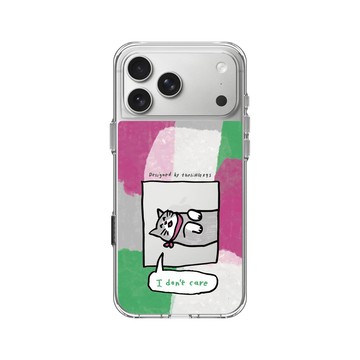 iPhone 17 Pro Max Clear Case（相機按鈕） 透明 - 小犬工作室 The little K9s - I dont care