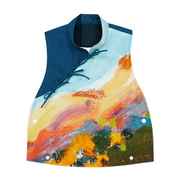 童裝 翩翩起舞圍巾 - 秋滿