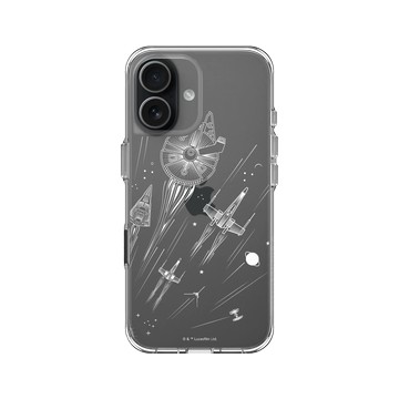 iPhone 17 Clear Case（相機按鈕） 透明 - 迪士尼-星際大戰 Star Wars - POP全載具2-白