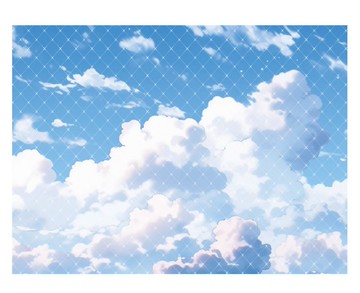 藍天紫月 和紙膠帶