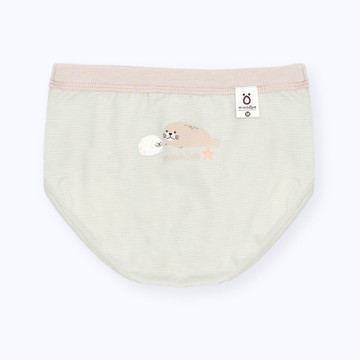 minihope美好的親子生活-男童三角褲-溫柔對話的海豹