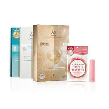 【COCOCHI】漾采面膜組 (AG面膜進化前導精華15g+海洋補水面膜(藍/5片)or珍珠提亮面膜(白/5片)or無痕壓力面膜(金/5片) 任選3盒 )