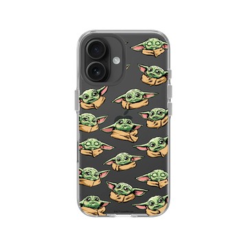 iPhone 16 Clear Case（相機按鈕） 透明 - Star Wars - The Mandalorian - 曼達洛人 - 古古圖案