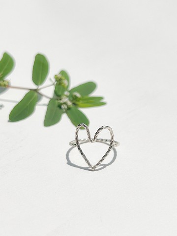 心絲銀戒指/銀戒指