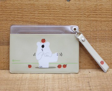 【車票套】 黑田桑雙層車票套(蘋果)08623