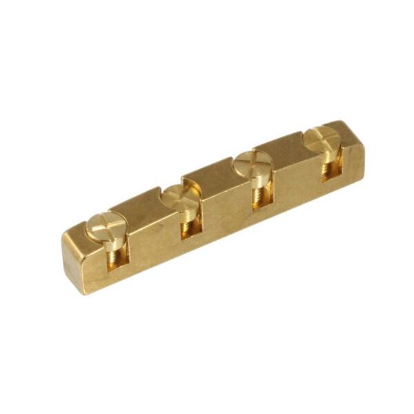 ALLPARTS（オールパーツ） ベース用ナット BN-0889-008 ABM 6230 HEIGHT ADJUSTABLE BRASS BASS NUT