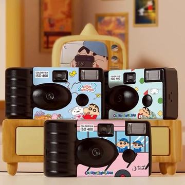 預購【LFANI樂斐】Crayon Shin-chan 蠟筆小新 官方授權 TC700底片 一次性即可拍相機(18張)-款式可選