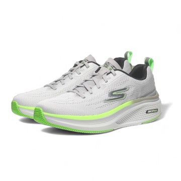 SKECHERS 慢跑鞋 GO RUN ELEVATE 2.0 灰螢光 輕量 男 220847WGY