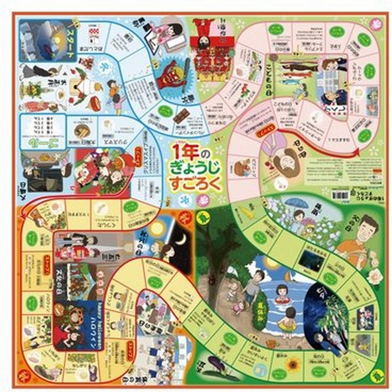 すごろく 幼児 子供 ボードゲーム 1年のぎょうじすごろく 正月 カード ゲーム おもちゃ 行事 暦 カードゲーム 小学生 季節 お受験 中学受験 室 通販 Lineポイント最大0 5 Get Lineショッピング