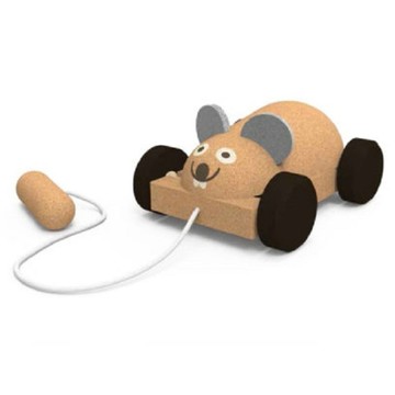 elou 灰鼠小拉車  灰鼠  1套