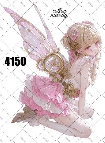 original sticker no.4150 人物貼紙 原創貼紙 原創人物貼紙 裝飾貼紙 cotton melody
