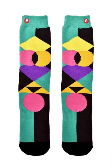 美國Fools Day針織襪子﹣綠幾何