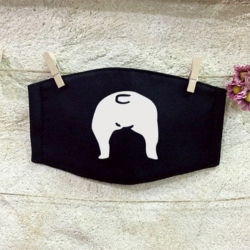 反光口罩 手工棉布口罩 法鬥屁屁