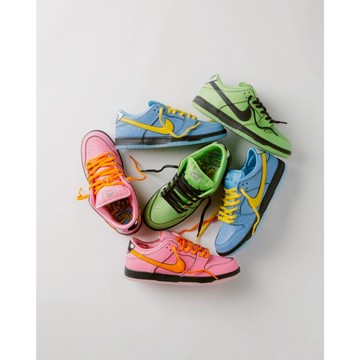 ☆小B之都☆ NIKE SB DUNK X 飛天小女警 FD2631-600 FZ8320-400 花花 泡泡 毛毛
