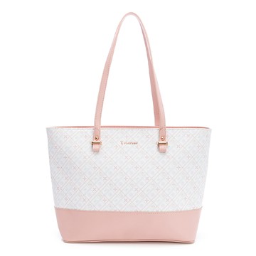 PLAYBOY - 托特包  經典格紋系列 - 粉色