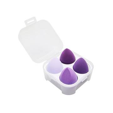 雞蛋盒水滴型美妝蛋(4入套組) 款式可選 粉撲 樣式隨機出貨