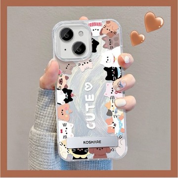 隔日到貨 手機殼 韓國手機殼 附支架 適用iPhone 12 13 14 15 pro max XR 保護殼 1B31