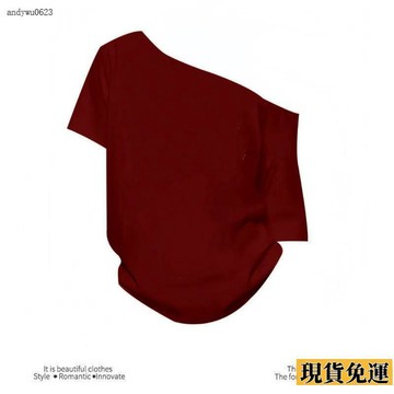 🌟全場免運🌟 純棉斜肩百搭氣質高級設計感穿搭  短袖  白色吊帶潮流 上衣