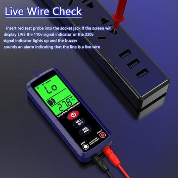 專業電工電壓測試萬用錶智能測試萬用錶雙模式探測萬用錶{鑫弘-工葉電器}可開發票