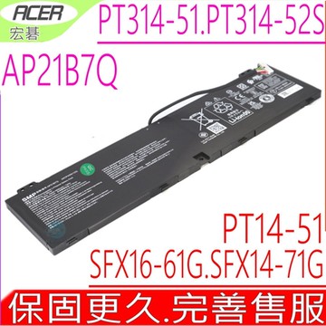 ACER AP21B7Q 電池 宏碁 Predator Triton 300 SE PT314-51 PT314-52S PT14-51 Swift SFX16-61G SFX14-71G