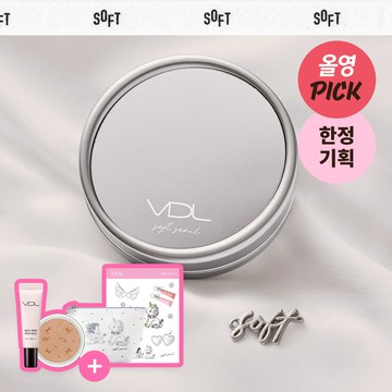 [SOFT SEOUL EDITION] VDL Cover Stain Perfecting Cushion Refill Set (+Pouch+Rose PDRN Prep Base Mini)
