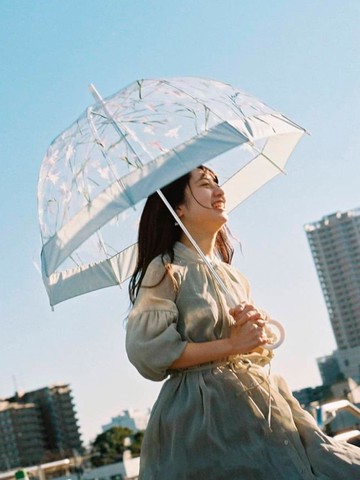 WPC Plantica Dome-Shaped Long Umbrella (Clear) (PLV-001)