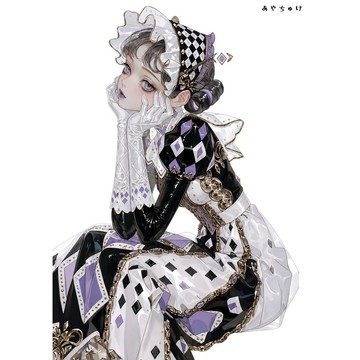 【6 月新品】07-133-0202 人物貼紙 馬戲團風格