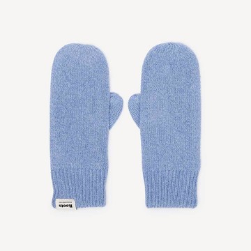 Roots 配件- COZY KNIT 手套 (粉藍色)