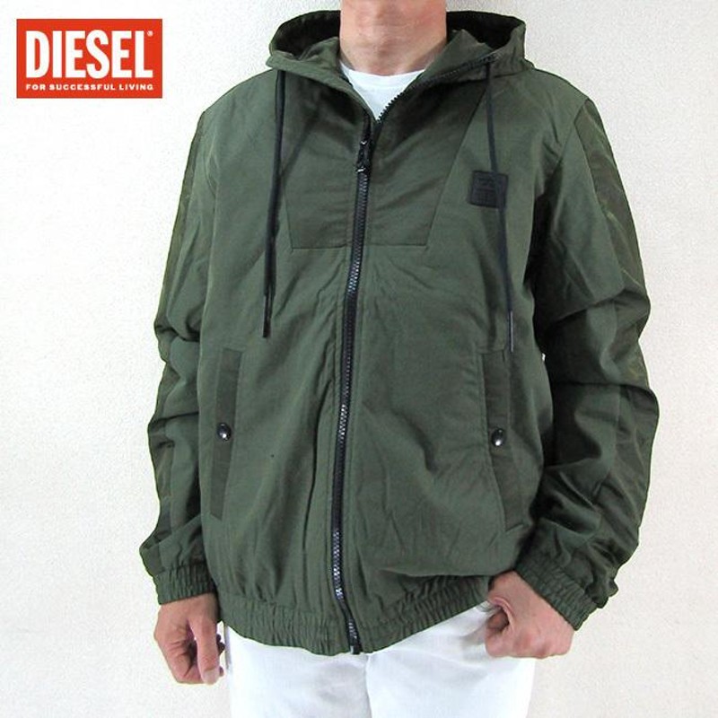 ディーゼル DIESEL メンズ フーデッド ジャケット ブルゾンジャケット