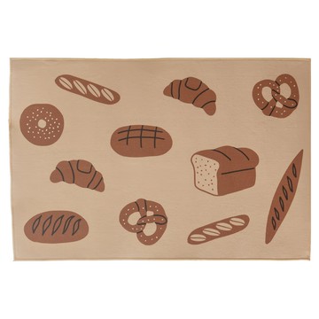 沐慕家居 毛毯地墊 麵包  90 x 60cm