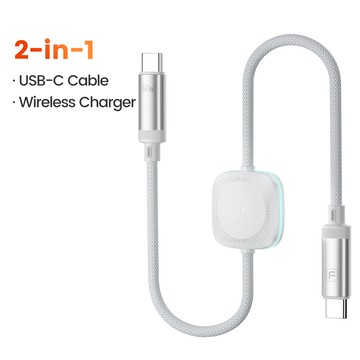【蝦米良品】Toocki 冰刃二合一 60W 高速充電器 快充線 Apple Watch 華為手錶 iPhone 充電線