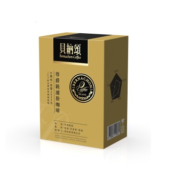 [家速配]貝納頌尊爵級濾掛咖啡10g X8