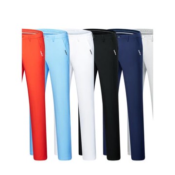高爾夫長褲男士夏季薄款透氣速干修身免燙舒適golf男裝直筒褲正品