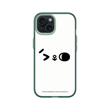 iPhone 15 Clear 憂墨綠 - 爽爽貓 Song Song Meow by SECOND - HI!爽爽貓