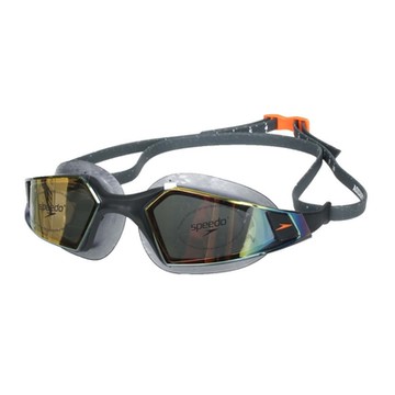 SPEEDO AQUAPULSE PRO MIRROR成人運動泳鏡-游泳 SD812265F982 黑黃