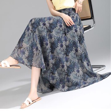 麗質達人 - 95005印花百搭印花裙-三色KF