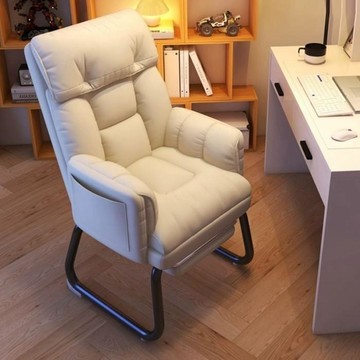電腦椅家用懶人椅沙發電競椅臥室書桌椅可躺舒適久坐宿舍靠背椅子   利南通家俱