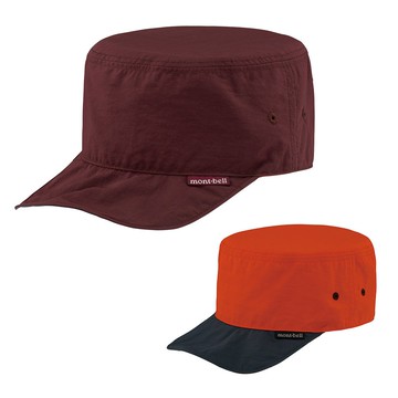 【【蘋果戶外】】mont-bell 1118440 MR 栗紅【雙面帽】REV.WORK CAP 雙面工作帽