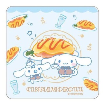 【震撼精品百貨】大耳狗_Cinnamoroll~日本三麗鷗Sanrio大耳狗方型壓克力杯墊*95432