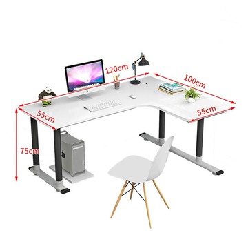 ??免運 可開發票 電腦臺式桌轉角書桌L型家用經濟型簡約現代墻角拐角辦公寫字桌子