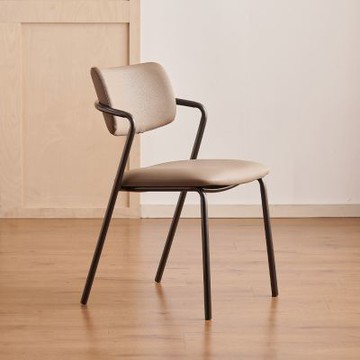 MUNA家居  弗雷迪皮餐椅/共四色/2F-11   50X55X80cm