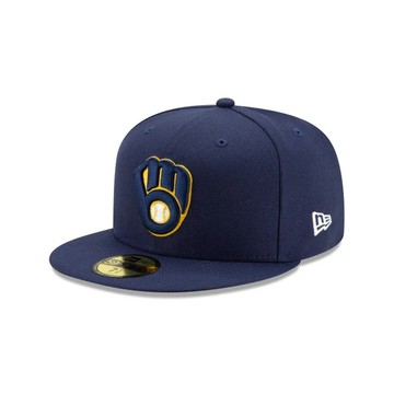 NEW ERA 男女 59FIFTY 密爾瓦基釀酒人 海軍藍 NE70538705