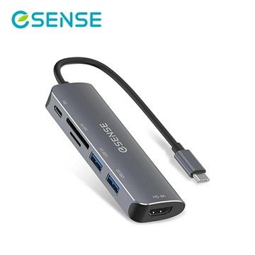 【ESENSE 逸盛】H585 Type-C TO HDMI/USB/SD轉接器【三井3C】