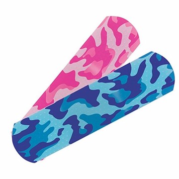 Adhesive Strip McKesson Kids 3/4 X 3 Inch Plastic Rectangle Kid Design (Blue / Pink Camo) Sterile 100 Count by McKesson